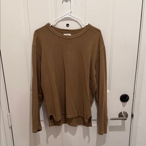 Buck Mason field spec Tan Rugby Crew medium